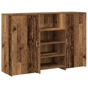 vidaXL vastuv&otilde;tulaud, vana puit, 155x50x103,5 cm, tehispuit