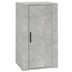 vidaXL puhvetkapp, betoonhall, 40 x 33 x 70 cm, tehispuit
