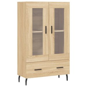 vidaXL k&otilde;rge kapp, Sonoma tamm, 69,5 x 31 x 115 cm, tehispuit