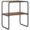 vidaXL Konsoollaud Suitsutatud tamm 80 x 42,5 x 70 cm Tehispuit