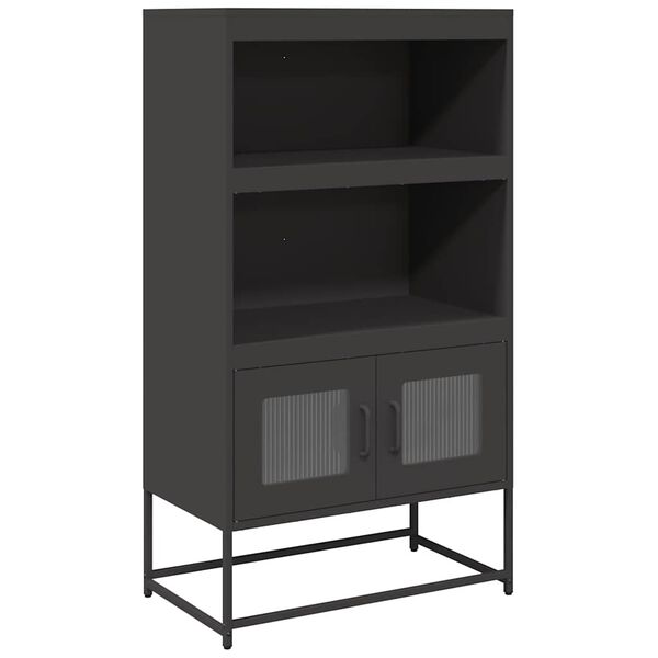 vidaXL Highboard Black 68x39x123 cm Teras
