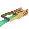 vidaXL slackline 15 m x 50 mm 150 kg roheline