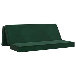 vidaXL Kokkupandav diivanvoodi 200 x 67 x 45 cm Tumeroheline