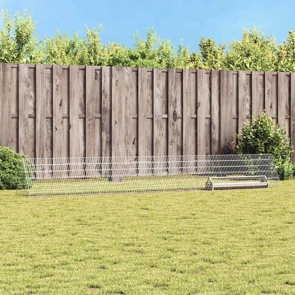 vidaXL Kanakpuur H&otilde;bedane 430 x 55 x 55 cm Tsinkteras