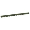 vidaXL Murupiire 10 tk 102 x 4 x 4 cm Teras Oliiviroheline
