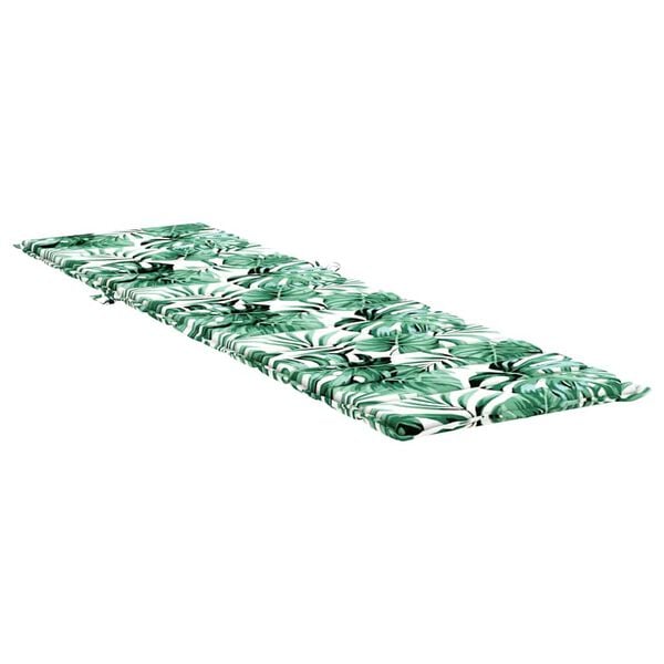 vidaXL Lounge patja Leht Lehe muster 200 x 70 x 3 cm Oxfordi kangas