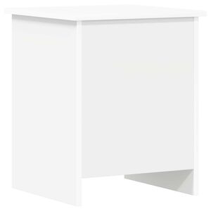 vidaXL Hoiukarp ladustamisega Valge 40 x 40 x 50 cm Tehispuit