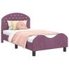 vidaXL Laste voodiraam peatoega peaga Lilla 80 x 160 cm Samet