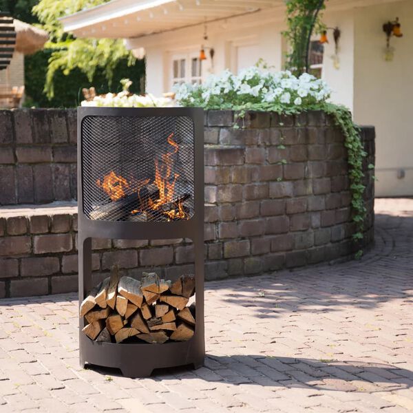 RedFire tulease "Buffalo" 44 x 90 cm, teras, matt must