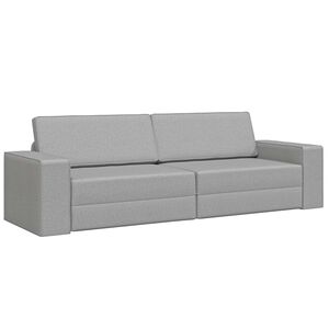 vidaXL Diivanvoodi Pilvine hall 245 x 78 x 77 cm kangas