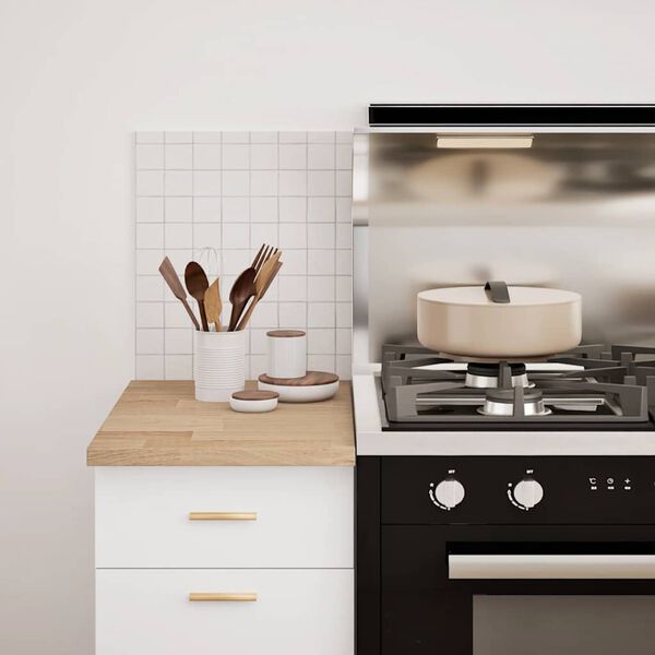 vidaXL köögi töötasapind täispuidust tamm ristkülikukujuline