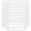 vidaXL loomade aedik 6 paneeli 54x100 cm tsingitud raud
