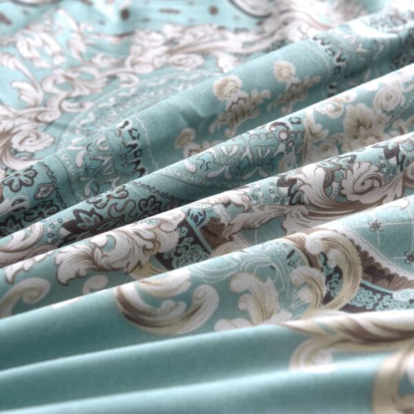 vidaXL voodipesukomplekt, klassikaline, sinine, 200x220/60x70 cm