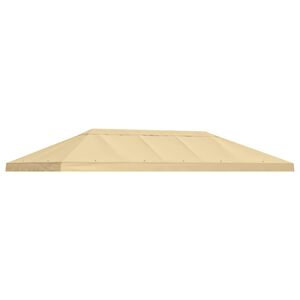 vidaXL Gazebo telgi katte 6 x 3 m Kreemjas Pol&uuml;ester 190