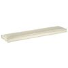 vidaXL Palleti padi Oxfordi kangas Kreemjas 180 x 40 x 8 cm