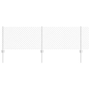 vidaXL Metallv&otilde;rk koos postiga 25 x 0,6 m (L x K)