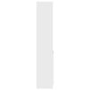 vidaXL k&otilde;rge kapp, valge, 37,5x35x180 cm, tehispuit