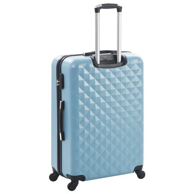 vidaXL kõvakattega kohver 3 tk sinine ABS
