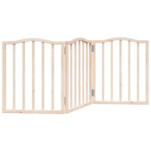 vidaXL kokkupandav koerav&auml;rav, 3 paneeli, 150 cm, paplipuit