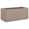 vidaXL aia taimekast, helepruun, 80 x 36 x 35 cm, PP