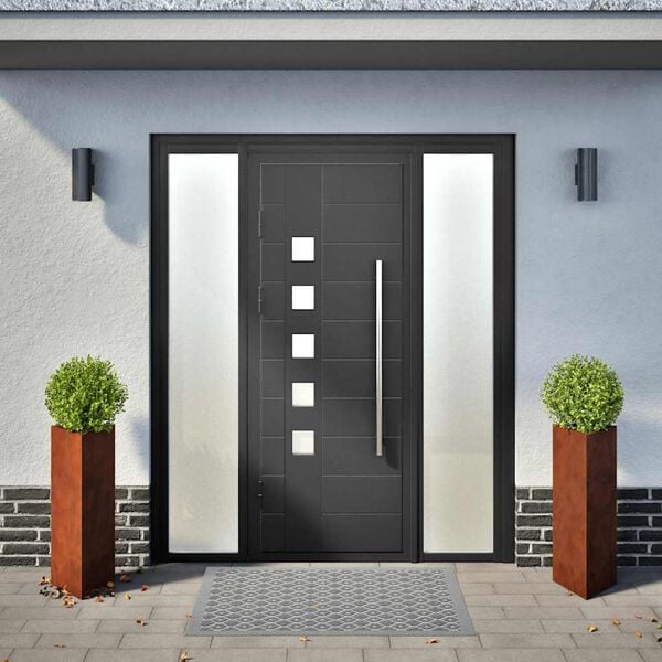 vidaXL aia istutusmasinad 2 tk Kolmnurkne ilmastikukindel teras