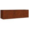 vidaXL taimekast, 280 x 80 x 80 cm, Corten-teras