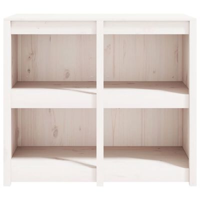 vidaXL õue köögikapp, valge, 106 x 55 x 92 cm, männipuit