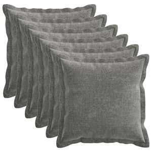 vidaXL Diivanipadi 6 pcs HOUTEN Tumehall 50 x 50 cm &Scaron;en&uuml;&uuml;lfabric