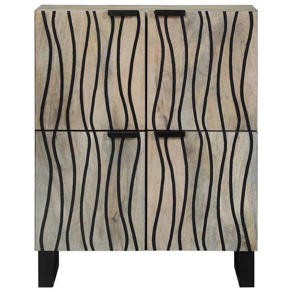 vidaXL Meedia ladustamise kapid ja riiulid Valge ja must