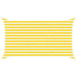 vidaXL P&auml;ikesepuri Kollane ja Valge 3,5 x 2 m 100% pol&uuml;ester Oxford