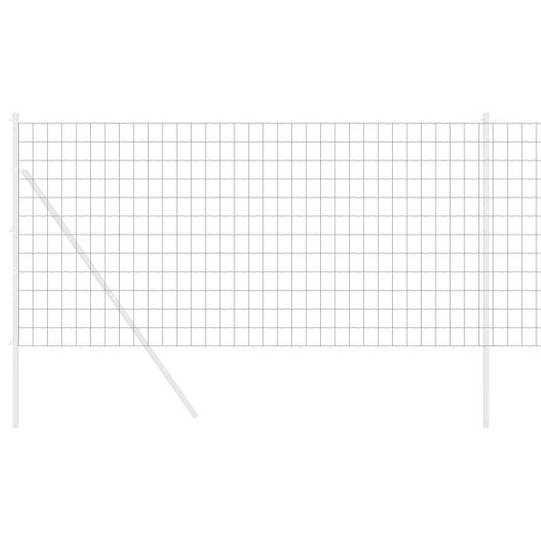 vidaXL Euroopa aed Hall 1.2 x 25 m PVC-kaetud raud