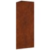 vidaXL aia taimekast, 30 x 26 x 75 cm Corten teras