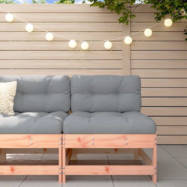 vidaXL keskmine diivaniosa patjadega, ebatsuuga puit