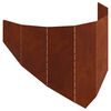 vidaXL Murupiire 100 x 45 cm Teras Rooste