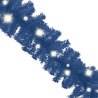 vidaXL jõuluvanik LED-tuledega, 10 m, sinine