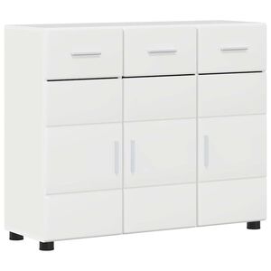 vidaXL K&otilde;ide FLORIN Kergelt l&auml;ikiv valge 88,5 x 30,5 x 73 cm Tehispuit