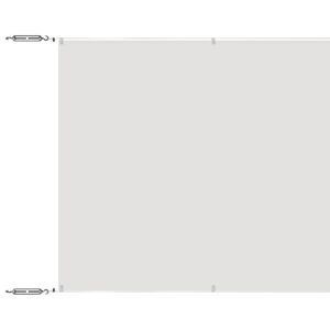 vidaXL vertikaalne varikatus valge 100x1200 cm Oxfordi kangas