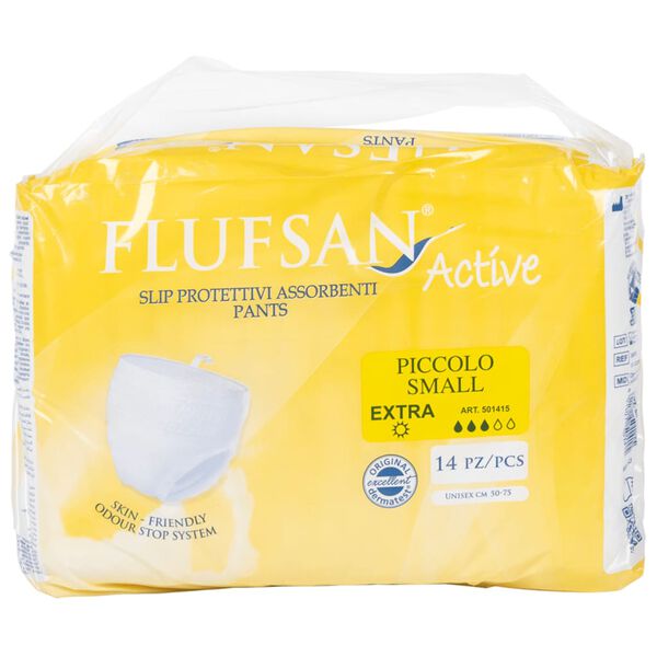 Flufsan inkontinents püksid täiskasvanutele, 14 tk, suurus S