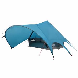 vidaXL Teepee telk 7-inimese jaoks Sinine ja Hall 600 x 600 x 347 cm