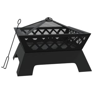 vidaXL tulease ahjuroobiga, 50 cm, XXL, teras