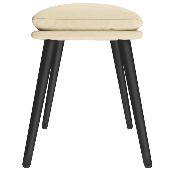 vidaXL jalapink, kreemjas, 45x29,5x35 cm, kangas