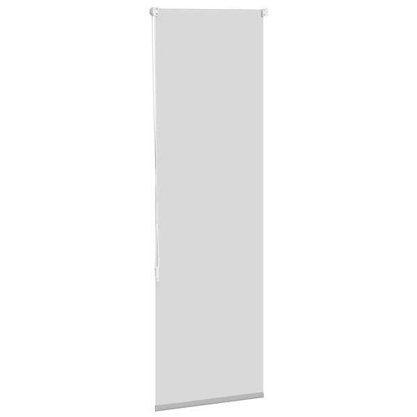 vidaXL Ruloo pimendav helehall 40x175 cm Kanga laius 35,7 cm polüester