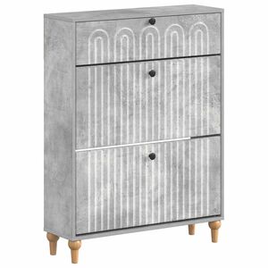 vidaXL Kinga kapp ALKMAAR 78 x 24 x 103 cm Tehispuit Betoonhall