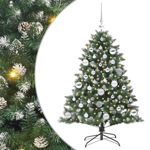 vidaXL Tehisj&otilde;ulupuu Roheline 120 cm PVC, Plastikk ja Teras