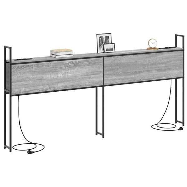 vidaXL S&auml;ilitusega peatoed laadimisjaamaga peaga Hall Sonoma Tehispuit