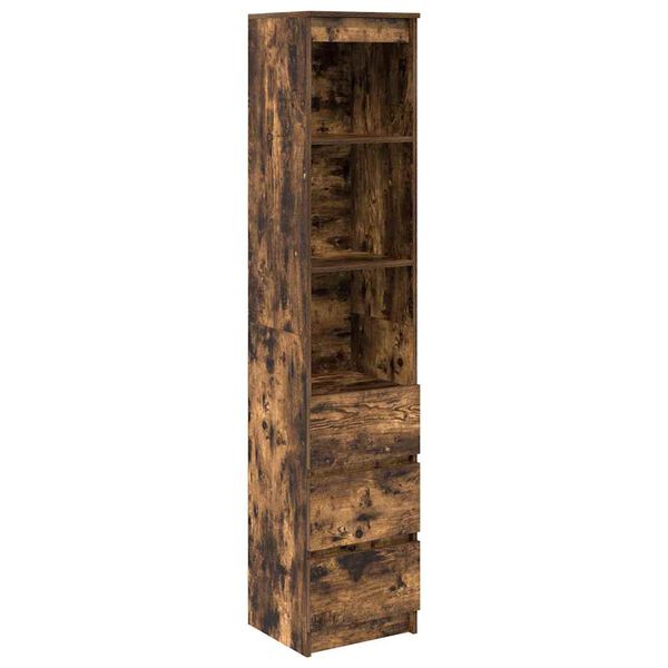 vidaXL Highboard suitsutamm 37,5x35x180 cm Engineered Wood
