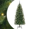 vidaXL Tehisj&otilde;ulupuu koos 150 LED-iga Roheline 150 cm PE ja PVC