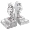 vidaXL Raamatutoed 2 pcs H&otilde;bedane 12 x 9 x 19 cm Alumiinium