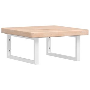 vidaXL seinale kinnitatav valamuriiul, teras ja tammepuit