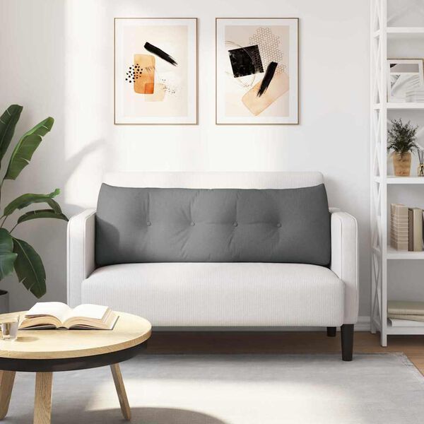 vidaXL Seljatugi padi Tumehall 140 x 24 x 50 cm kangas